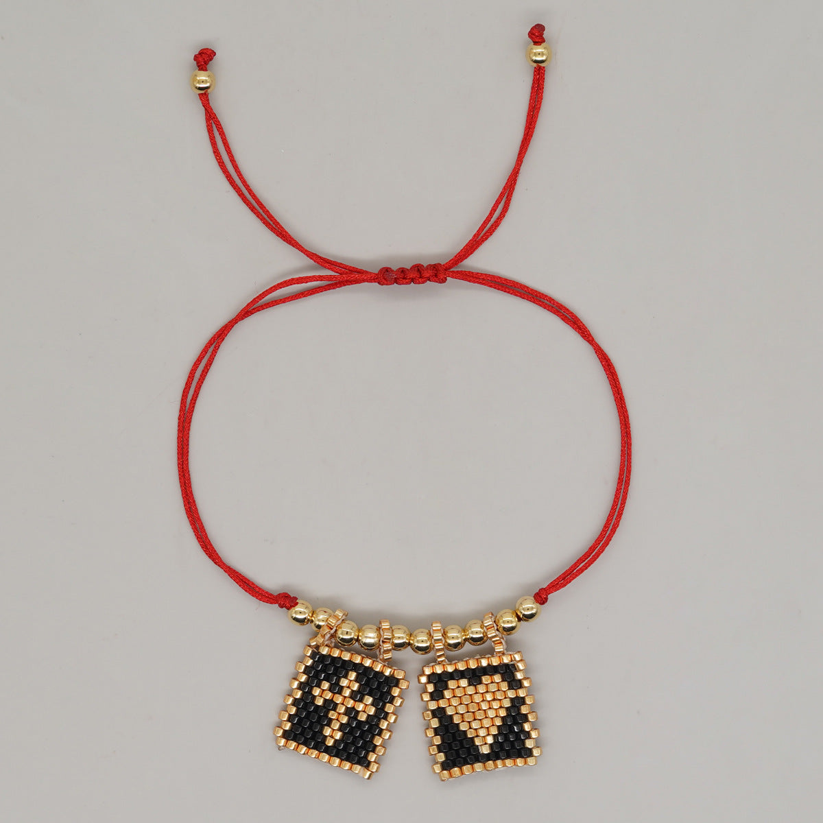 Brazalete de vidrio bohemio vintage al por mayor